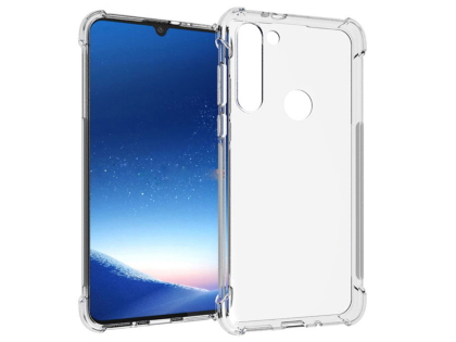 Gel Case with Bumper Edges for Motorola Moto G8 - Clear Soft Cover