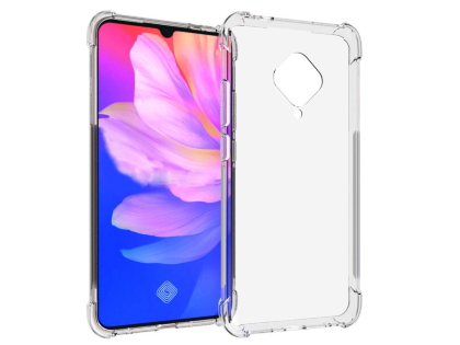 Gel Case with Bumper Edges for Vivo X50 Lite - Clear Soft Cover