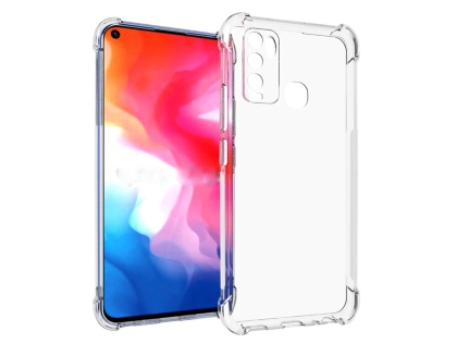 Gel Case with Bumper Edges for Vivo Y30 - Clear Soft Cover