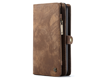 CaseMe 2-in-1 Synthetic Leather Wallet Case for Samsung Galaxy A30 - Beige/Tan CaseMe 2-in-1 Synthetic Leather Wallet Case for Samsung Galaxy A30 - Beige/Tan