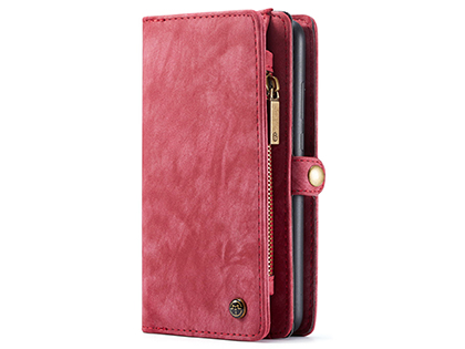CaseMe 2-in-1 Synthetic Leather Wallet Case for Samsung Galaxy A30 - Pink/Blush
