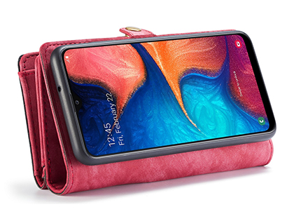 CaseMe 2-in-1 Synthetic Leather Wallet Case for Samsung Galaxy A30 - Pink/Blush
