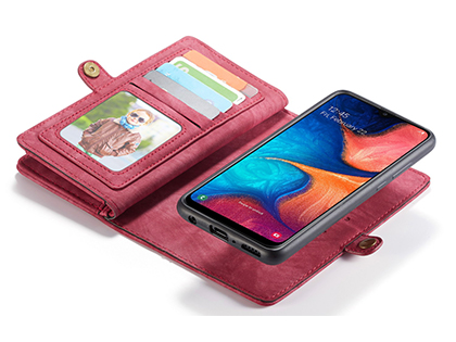 CaseMe 2-in-1 Synthetic Leather Wallet Case for Samsung Galaxy A30 - Pink/Blush