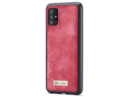 CaseMe 2-in-1 Synthetic Leather Wallet Case for Samsung Galaxy A51 - Pink/Blush