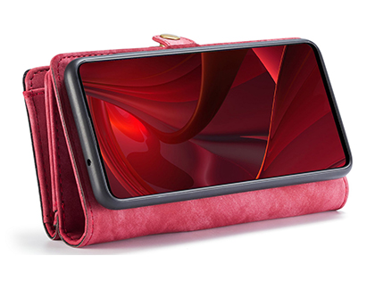 CaseMe 2-in-1 Synthetic Leather Wallet Case for Samsung Galaxy A51 - Pink/Blush