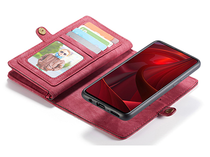 CaseMe 2-in-1 Synthetic Leather Wallet Case for Samsung Galaxy A51 - Pink/Blush