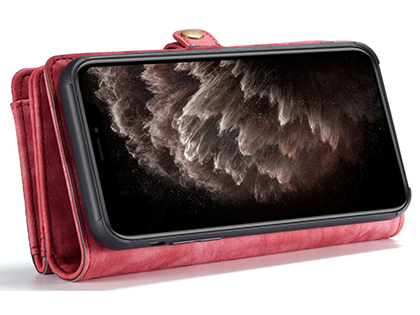 CaseMe 2-in-1 Synthetic Leather Wallet Case for iPhone 11 Pro - Pink/Blush