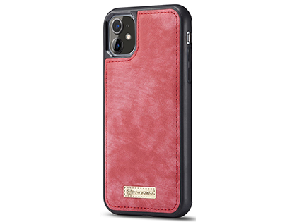 CaseMe 2-in-1 Synthetic Leather Wallet Case for iPhone 11 - Pink/Blush
