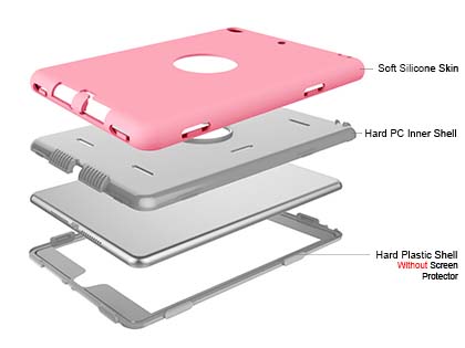 Impact Case for iPad Mini 5 (2019) - Pink/Grey