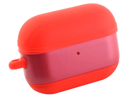 Soft Silicone Case for Apple AirPod Pros - Rosy Red Sleeve