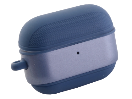 Soft Silicone Case for Apple AirPod Pros - Steel Blue Sleeve