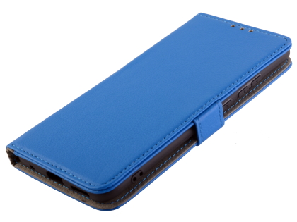 Synthetic Leather Wallet Case with Stand for vivo S1 Pro - Blue