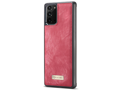 CaseMe 2-in-1 Synthetic Leather Wallet Case for Samsung Galaxy Note20 - Pink/Blush