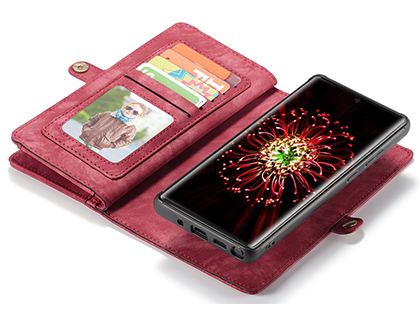 CaseMe 2-in-1 Synthetic Leather Wallet Case for Samsung Galaxy Note20 Ultra - Pink/Blush