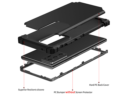 Defender Case for the Samsung Galaxy Note20 - Black