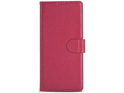 Premium Leather Wallet Case for Samsung Galaxy Note20 Ultra - Pink