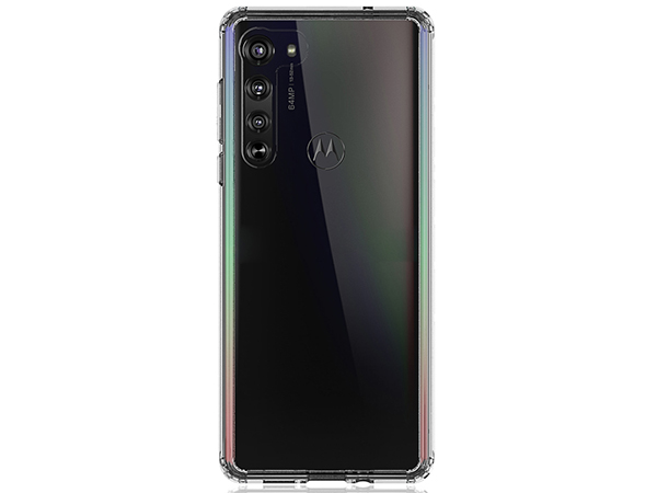 Gel Case with Bumper Edges for Motorola Moto Edge - Clear Soft Cover