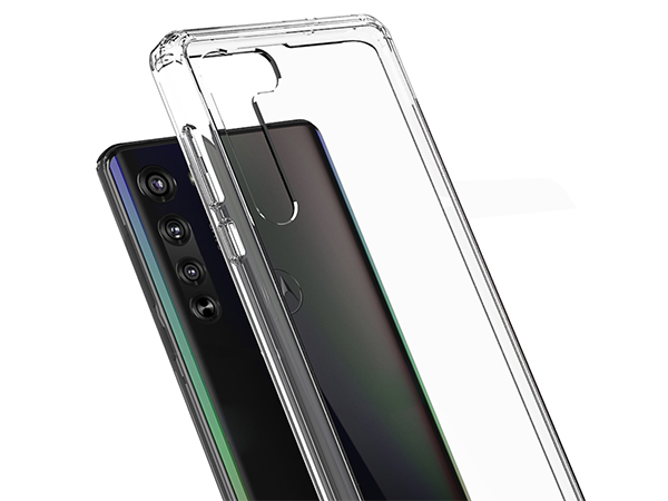 Gel Case with Bumper Edges for Motorola Moto Edge - Clear