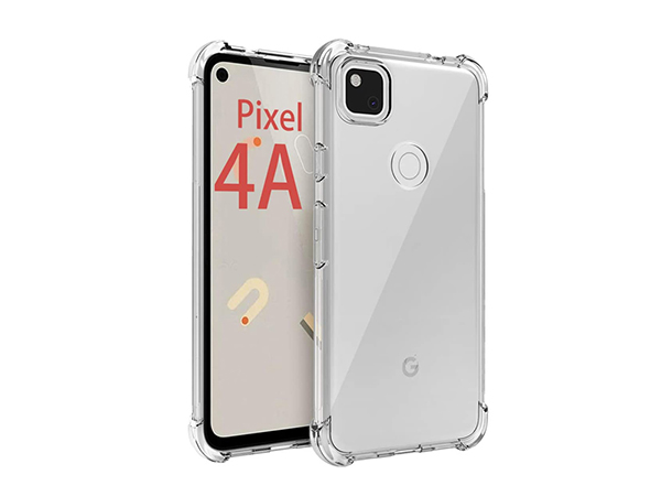 Gel Case with Bumper Edges for Google Pixel 4a - Clear Soft Cover