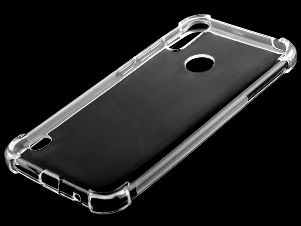 Gel Case with Bumper Edges for Motorola Moto E6s (2020) - Clear Soft Cover