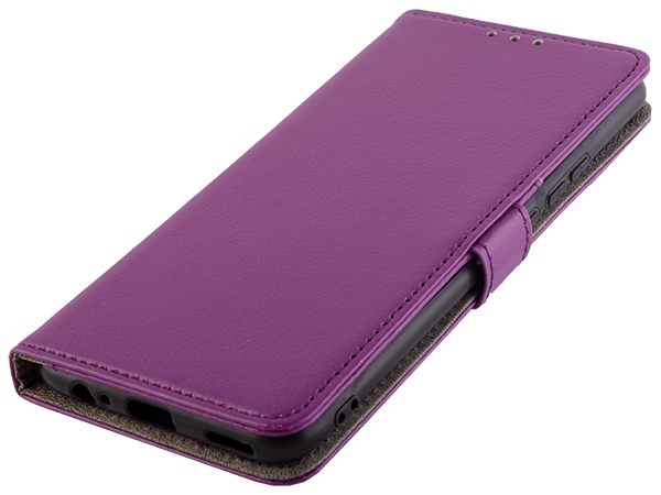 Slim Synthetic Leather Wallet Case with Stand for Huawei Y9 Prime (2019) - Purple