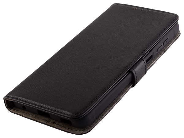 Synthetic Leather Wallet Case with Stand for Samsung Galaxy XCover Pro - Black