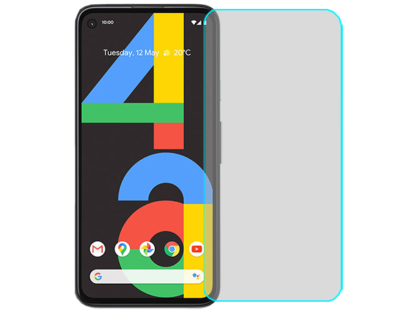 Flat Glass Screen Protector with Full Adhesive for Google Pixel 4a - Screen Protector