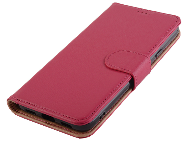Premium Leather Wallet Case for Google Pixel 4a - Pink