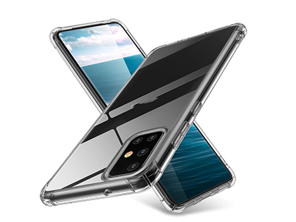 Gel Case with Bumper Edges for Samsung Galaxy A71 5G - Clear Soft Cover