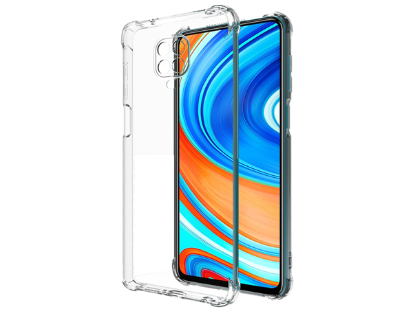 Gel Case with Bumper Edges for Xiaomi Redmi Note 9 - Clear Soft Cover