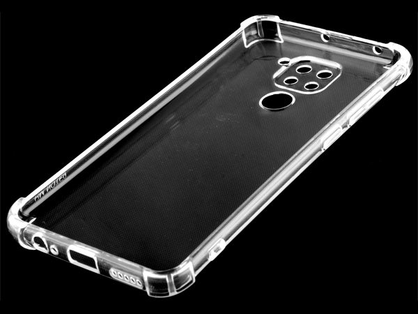 Gel Case with Bumper Edges for Xiaomi Redmi Note 9 - Clear