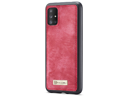 CaseMe 2-in-1 Synthetic Leather Wallet Case for Samsung Galaxy A71 5G - Pink/Blush