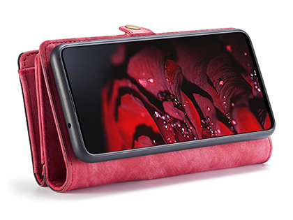 CaseMe 2-in-1 Synthetic Leather Wallet Case for Samsung Galaxy A71 5G - Pink/Blush