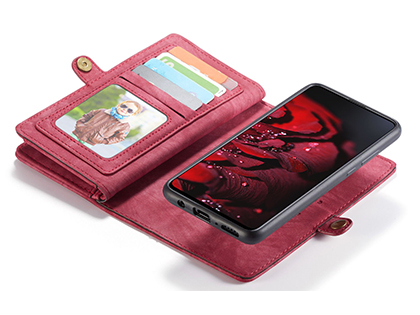 CaseMe 2-in-1 Synthetic Leather Wallet Case for Samsung Galaxy A71 5G - Pink/Blush