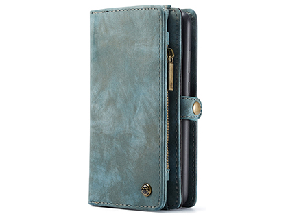 CaseMe 2-in-1 Synthetic Leather Wallet Case for Samsung Galaxy A71 5G - Teal/Ash CaseMe 2-in-1 Synthetic Leather Wallet Case for Samsung Galaxy A71 5G - Teal/Ash