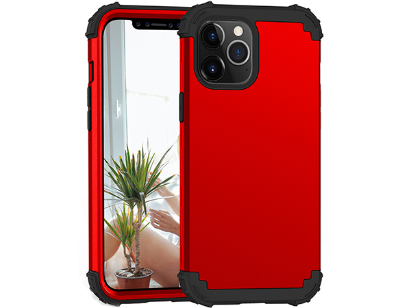 Defender Case for iPhone 12 Pro Max - Red 2 Impact Case