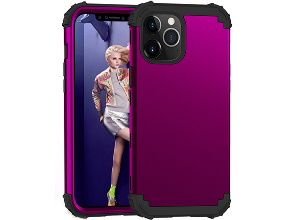 Defender Case for iPhone 12 Pro Max - Plum Impact Case