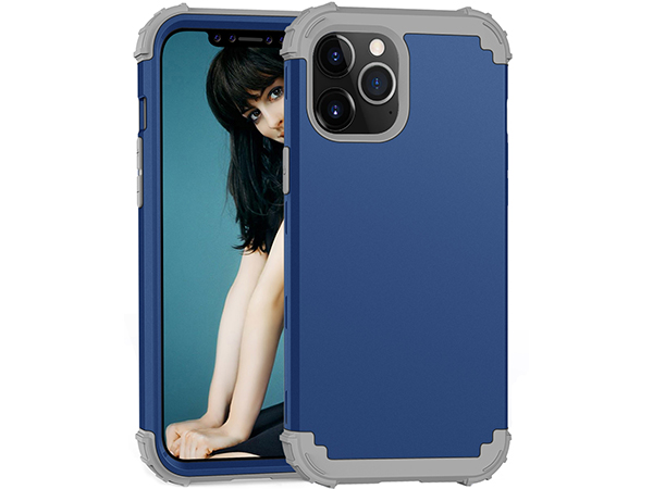 Defender Case for iPhone 12 Pro Max - Navy Impact Case