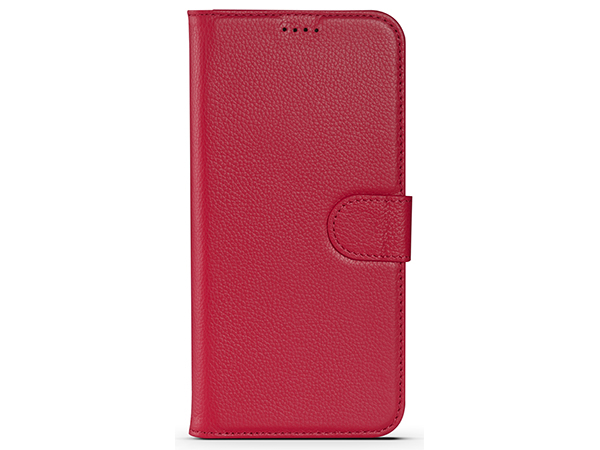 Premium Leather Wallet Case for Apple iPhone 12 Mini - Pink