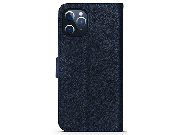 Premium Leather Wallet Case for Apple iPhone 12 Pro Max - Midnight Blue Leather Wallet Case