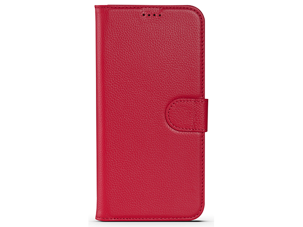 Premium Leather Wallet Case for Apple iPhone 12 Pro - Pink