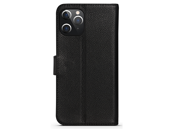 Premium Leather Wallet Case for Apple iPhone 12 Pro - Black Leather Wallet Case