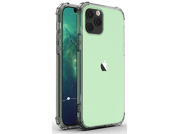 Gel Case with Bumper Edges for iPhone 12 Pro - Clear Soft Cover