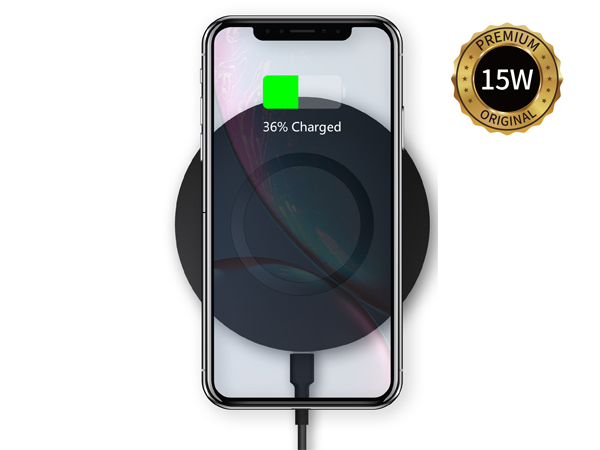 Wiwu M3 15W Wireless Charger - Black Wireless Charge