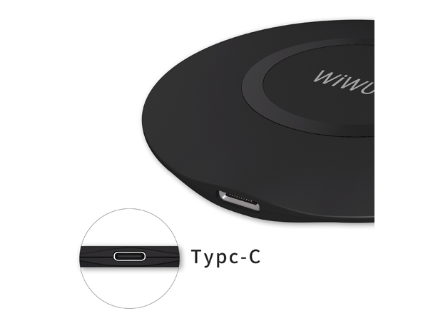 Wiwu M3 15W Wireless Charger - Black