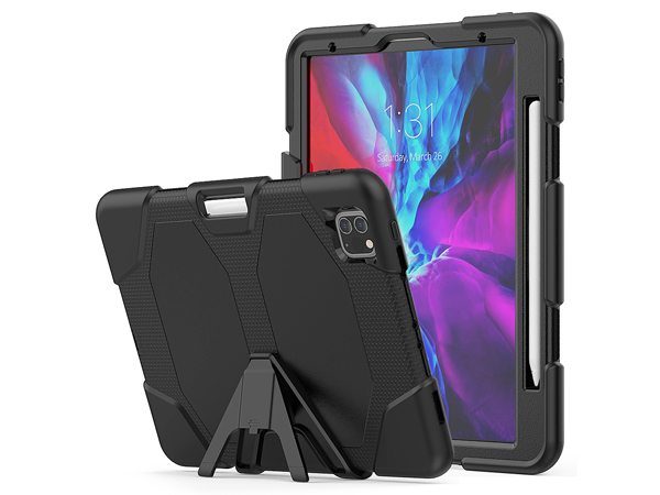 Rugged Case for Apple iPad Air 4 / Air 5 - Classic Black Impact Case