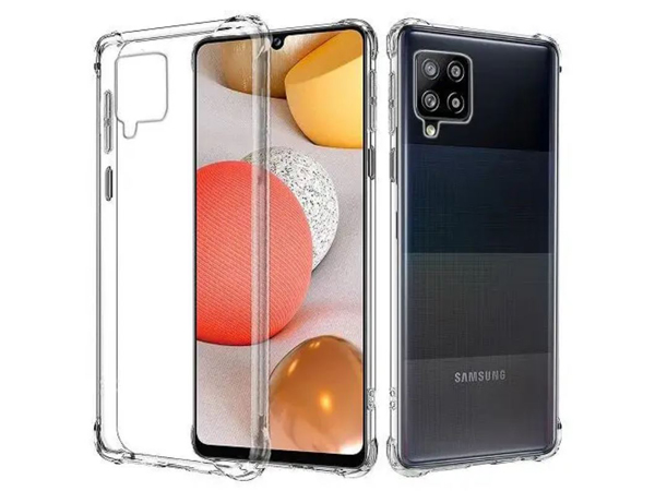 Gel Case with Bumper Edges for Samsung Galaxy A42 5G - Clear Soft Cover