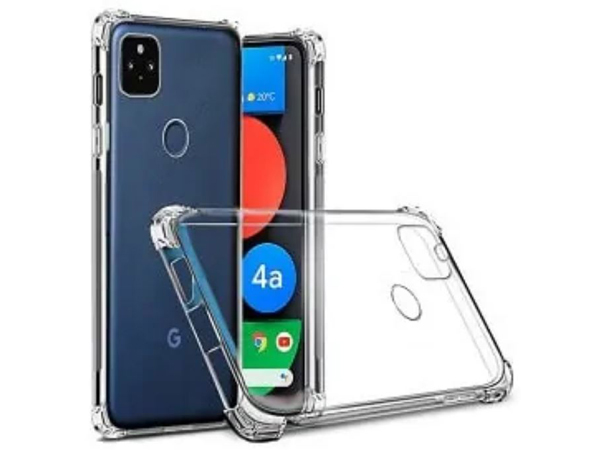 Gel Case with Bumper Edges for Google Pixel 4a 5G - Clear Soft Cover