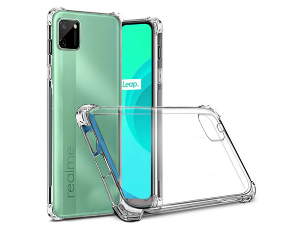 Gel Case with Bumper Edges for OPPO Realme C11 - Clear Soft Cover