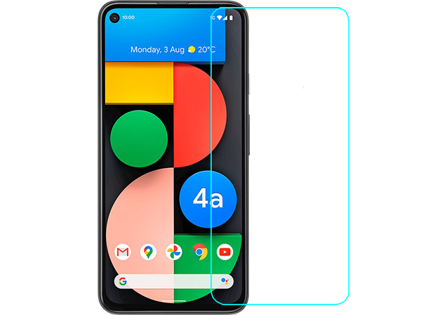 Flat Glass Screen Protector with Full Adhesive for Google Pixel 5 - Screen Protector